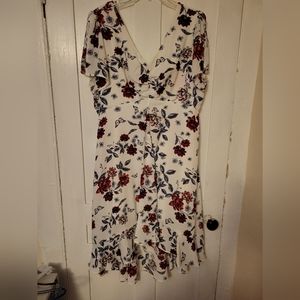 High/Low Flowered dress